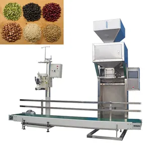 10kg 20kg 30kg Wood Pellet Seeds Ultrasonic Desiccant Particles Manually Place Bag Weighing Packer Machine