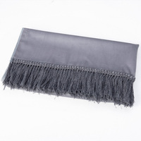 Tapis de prière musulman brodé en polyester rembourré, fin, de couleur unie, pour le culte, vente en gros, ensemble de tapis de prière musulman de voyage
