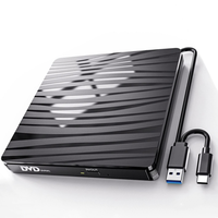 Offre spéciale USB 3.0 et type-c beau graveur CD DVD +-ROM Compatible avec windows 11/Linux ordinateur portable ordinateur de bureau iMac lecteur dvd portable