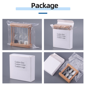 Đồng Hồ Hẹn Giờ Trà Đồng Hồ Cát Khung Gỗ 3 4 5 Phút Đồng Hồ Cát Bộ Ba <span class=keywords><strong>Mini</strong></span> Reloj De Arena Hiện Đại Để Trang Trí Bàn Làm Việc Tại Nhà Văn Phòng - Product Image 4