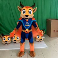 Disfraz de Mascota Animal Personalizado de Fábrica, MOQ 1 Pieza, Disfraz de Animal de Dibujos Animados con Forma Humana para Adultos, para Eventos y Fiestas