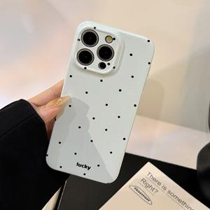 Funda de teléfono Ins Dots Style Fashion Women Girl <span class=keywords><strong>para</strong></span> <span class=keywords><strong>iPhone</strong></span> 16 15 14 13 12 11 Protector de cuatro esquinas a prueba de golpes - Product Image 4