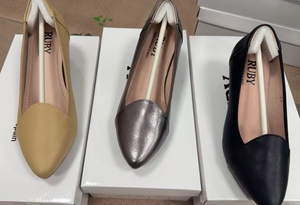 Escarpins professionnels en cuir noir pour femmes, <span class=keywords><strong>chaussures</strong></span> de travail à semelle souple compensée et bout pointu, idéales pour le trajet quotidien et confortables pour le printemps - Product Image 3