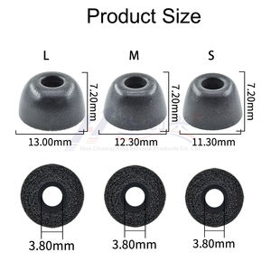 Puntas de espuma viscoelástica con aislamiento de ruido, puntas suaves y cómodas para los oídos para <span class=keywords><strong>Samsung</strong></span> <span class=keywords><strong>Galaxy</strong></span> <span class=keywords><strong>Buds</strong></span> <span class=keywords><strong>2</strong></span> <span class=keywords><strong>Pro</strong></span> - Product Image 4