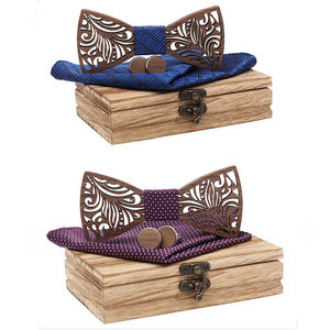 Noeuds <span class=keywords><strong>papillon</strong></span> et pochettes en <span class=keywords><strong>bois</strong></span> de haute qualité, <span class=keywords><strong>noeud</strong></span> <span class=keywords><strong>papillon</strong></span> en <span class=keywords><strong>bois</strong></span> <span class=keywords><strong>sculpté</strong></span>, ensembles de cravate et de pochette pour homme - Product Image 1
