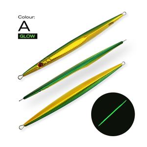 Jigs métalliques lumineux OEM <span class=keywords><strong>de</strong></span> 60g à 400g, à coulée rapide, leurres <span class=keywords><strong>de</strong></span> pêche au jigging phosphorescents pour la pêche au gros gibier, la pêche en haute mer et la pêche en bateau - Product Image 6