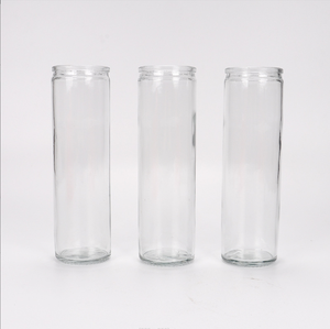 Vela de decoración de fiesta creativa Arco Iris nuevo gradiente de colores barco ovalado sin perfume 7 días velas tarro de <span class=keywords><strong>cristal</strong></span> vela religiosa - Product Image 2