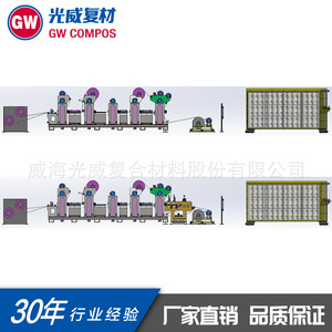 Guangwei GWJM2008สายการผลิตแบบ prepreg สำหรับการแปรรูปคาร์บอนไฟเบอร์ - Product Image 5