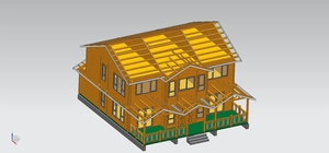 <span class=keywords><strong>Casa</strong></span> Prefabricada de Madera de 2 Pisos, Villa Espaciosa de 252.5 m² con 3-4 Dormitorios, <span class=keywords><strong>Casa</strong></span> Modular Personalizable para Residencia, Resort y Vacaciones - Product Image 3