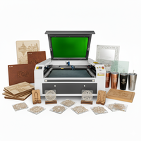 Machine de découpe et de gravure laser CO2 numérique automatique 9060 100W/130W/150W à refroidissement par eau CNC pour bois, cuir, MDF, papier, pierre