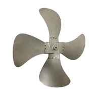 Ventilateur à 4 pales en métal imprimé en 3D sur mesure, refroidisseur d'huile de moteur marin en aluminium de type épais, accessoires d'échappement de moteur