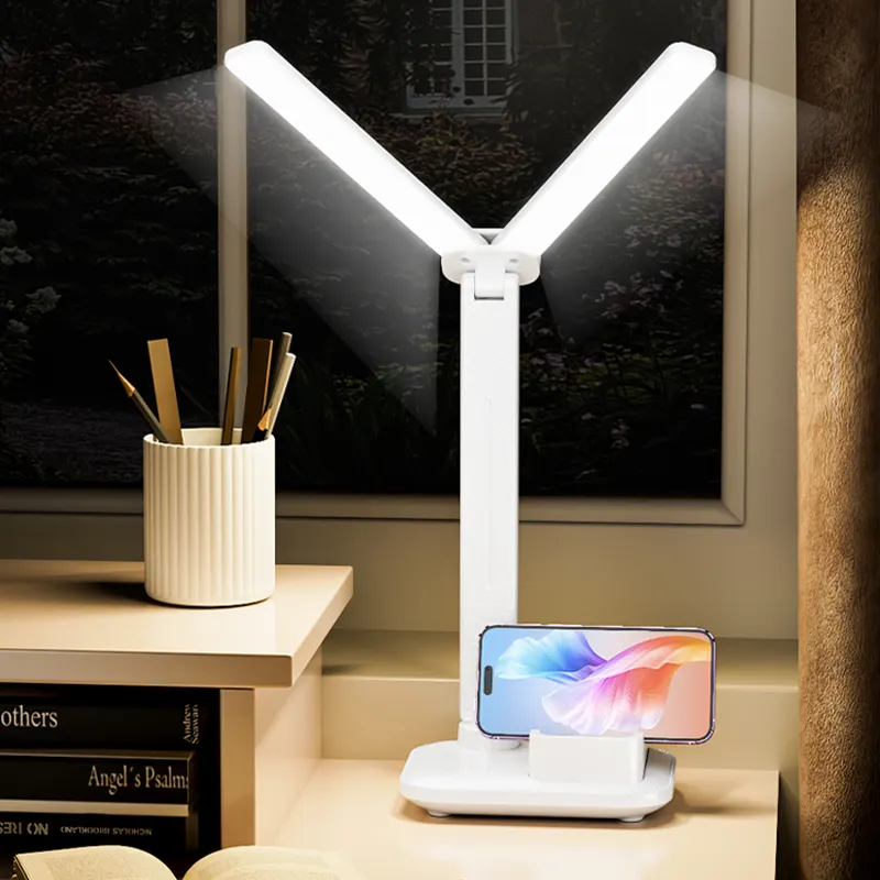 OEM Led Desk Lamp with Rotatable Foldable Eye Protection Student Table Lamp Dormitory Study Reading Light