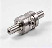 Axe de transmission en aluminium 6061-T6 usiné CNC à faible vibration pour instrument médical – Traitement personnalisé tout-en-un