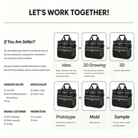Sac à roulettes pour enseignant, noir, personnalisé, détachable, spacieux, 20 pouces, écologique, sac de transport pour ordinateur portable 15,6 pouces, durable, facile