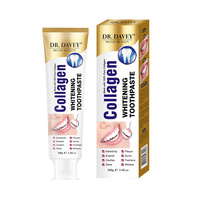 Dentifrice au collagène chimique blanchissant saveur menthe pour dents sensibles, soin de l'émail, protection contre les caries, haleine fraîche, usage domestique adulte