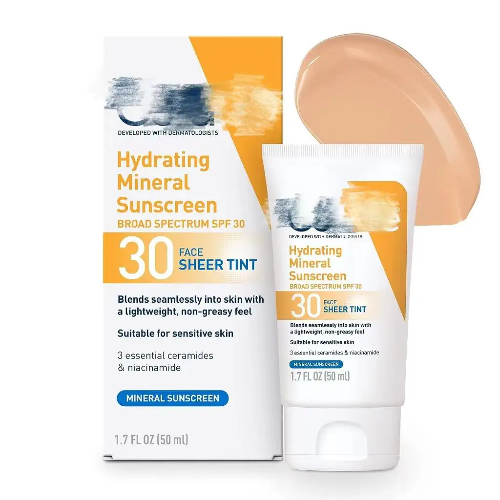 Mineral Sunscreen SPF 30 | Suitable for Sensitive Skin Zinc Oxide and Titanium Dioxide Facial Sunscreen