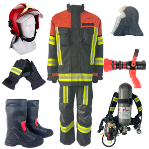 OEM ノーメックス アラミド 消防服 CE EN規格 消防士 消火活動用衣類 個人用防火装備 難燃性 スーツ - Product Image 6