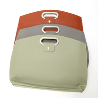 Maletín de Cuero PU de Gran Capacidad, con Logotipo Personalizado, Moderno, para Portátil, Bolso de Mano para Hombre