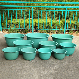 Pots à fleurs <span class=keywords><strong>en</strong></span> plastique épaissi grande capacité P451 pour jardins extérieurs, culture d'arbres fruitiers, aquaculture, lotus et nénuphars - Product Image 1