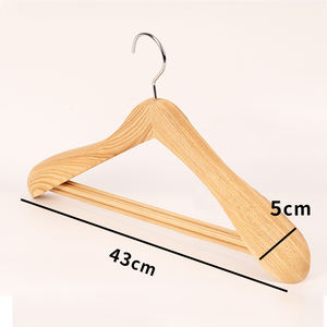 Perchas de Madera Gruesas de Lujo para Ropa, Perchas de Madera para Abrigos, Perchas Anchas para Trajes - Product Image 4