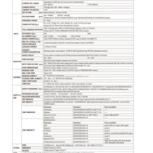 Controlador LED de Modo de Potencia Constante Meanwell Autorizado XLG-200-24-A, Convertidor de Voltaje IP67, Transformadores de Potencia de 200W 220V 24V - Product Image 4