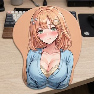 Tapis de souris personnalisés avec impression de filles <span class=keywords><strong>sexy</strong></span> aux gros seins, tapis de souris en gel de silicone 3D avec photo de dessin animé mignon, base antidérapante en PU - Product Image 6