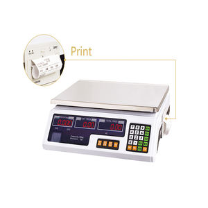 2025 30kg Digitale LCD-Tischwaage mit Kassensystem & Barcode-Druck OEM/ODM Anpassung 3 Jahre Garantie - Product Image 3