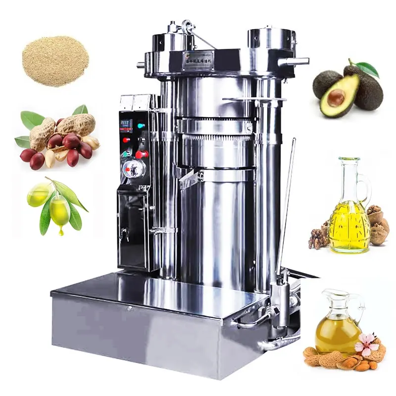 Cacao Presser Olive gai Pear Hạt Giống Chanh Peel quá trình sử dụng nhà thủy lực Máy ép dầu dừa