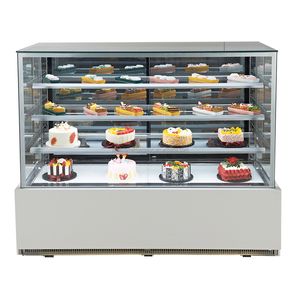 Vitrine Réfrigérée Commerciale COLDSTAR pour Gâteaux, Refroidissement par Ventilation, Acier Inoxydable, Verre, Réfrigérateur Vertical pour Pâtisseries et Desserts - Product Image 1