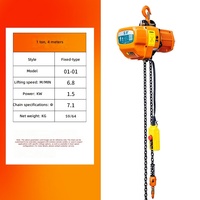 Palans électriques à tête de fantôme, palans à chaîne mobiles de type fixe, grue de levage robuste de style japonais, capacité de levage de 0,5 à 10 tonnes