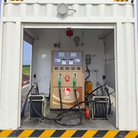 Longtai 10000L Station de remplissage de carburant à double paroi en conteneur, pompe antidéflagrante, surveillance intelligente, garantie 1 an