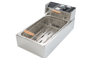 Friteuse électrique professionnelle à cuve unique 12L/6L - Friteuse commerciale haute puissance en acier inoxydable pour la restauration et les <span class=keywords><strong>food</strong></span> trucks - Product Image 3