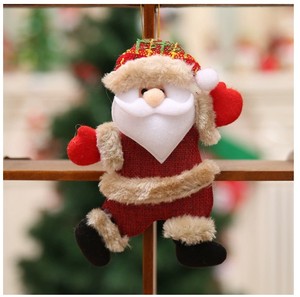 Accesorios para Árbol <span class=keywords><strong>de</strong></span> Navidad, Muñecos Navideños, Ancianos Bailando, Muñeco <span class=keywords><strong>de</strong></span> Nieve, Reno, Oso, Marionetas <span class=keywords><strong>de</strong></span> Tela, Adornos Colgantes, Regalo - Product Image 2