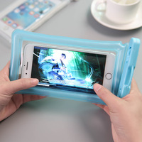 Vente chaude pochette de téléphone étanche eau flottant coque de téléphone étanche natation plongée sèche housse de sac suspendu pour iPhone 15 pro