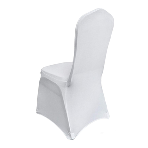 Fundas para Sillas al por Mayor, Fundas de Licra Blancas Elásticas para Eventos, Fiestas, Banquetes, Bodas - Product Image 4