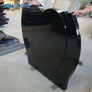 Заводская цена абсолютный черный гранитный надгробный камень памятник в русском европейском стиле надгробный камень - Product Image 4