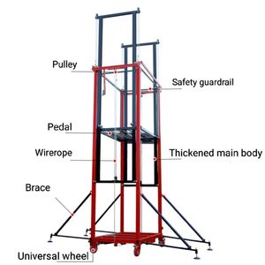 Sıcak Fabrika 2m 3m 4m 5m-12m Elektrikli İskele Kaldırma Platformu Uzaktan Kumandalı Otomatik Kaldırma Masası - Product Image 3