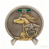 Boîte-cadeau en métal personnalisable de style moderne et traditionnel de qualité supérieure pour les pièces de monnaie commémoratives, destinées aux cadeaux d'honneur d'entreprise haut de gamme