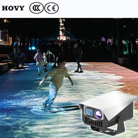 Projecteur de sol numérique Full HD 1080p interactif multicolore pour l'extérieur Système vidéo au sol Projecteur de sol holographique 3D