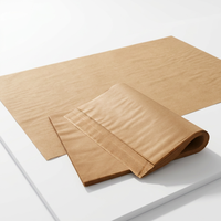 Papier sulfurisé Haozhe double face en silicone, résistant à la graisse et à l'eau, de qualité alimentaire, recyclable, en pâte de bois, taille personnalisée