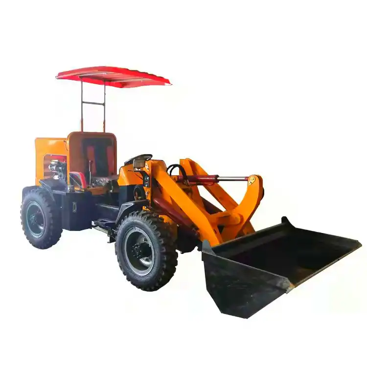 China Diesel/electric engine wheel backhoe the cheapest mini backhoe loader price