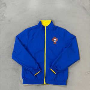 Ветровка футбольная двусторонняя из полиэстера 25/26, тонкая, для взрослых, новая коллекция, Португалия - Product Image 1