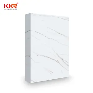 Quartz Looks Pattern Solid Surface Sheets Acrylic Solid Surface Sheets Grey Texture Solid Surface Sheets For Vanity Tops