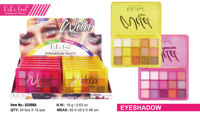Palette d'ombres à paupières au néon métallisé mat et brillant, 15 couleurs, poudre à haute teneur en pigments pour un maquillage vert rose clair