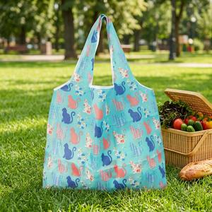 Bolsas de Compras Reutilizables Plegables de Poliéster al por Mayor - Product Image 1