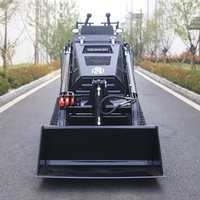 Livraison gratuite Chargeuse compacte sur chenilles V1000 avec moteur Kubota pour le déneigement et les travaux de terrassement