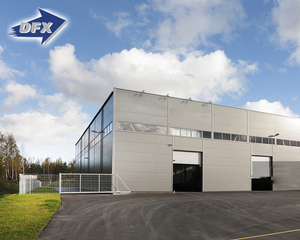 Dễ dàng lắp ráp di động tiền chế kim loại chống gỉ sơn Kết Cấu Thép khung hội thảo với cấu trúc văn phòng - Product Image 2