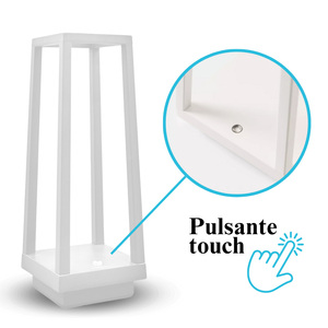 Linterna Táctil Inalámbrica con Luz LED Regulable 14x14x28cm Batería de 1800mAh Opciones de Color Disponibles - Product Image 3