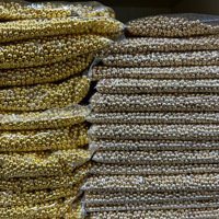 Perles en plastique ABS de bonne qualité, 500g, 3-20mm, pour bricolage, perles rondes en vrac pour la fabrication de colliers et de bracelets