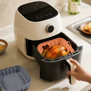 2026 Hot Sale BPA Free Food Safe <strong>Air</strong> <strong>Fryer</strong> <strong>Silicone</strong> Pot Heat Resistant Easy Cleaning Non Stick Dishwasher Safe Liner <strong>Basket</strong> - Product Image 3